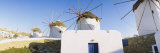 Traditional Windmill in a Village, Mykonos, Greece Photographic Print by Panoramic Images 