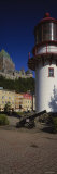 Canyon in Front of a Lighthouse, St. Lawrence River, Lower Town, Quebec City, Quebec, Canada Photographic Print by Panoramic Images 