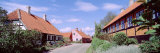Half-Timbered Houses on Both Sides of a Street, Langeland, Denmark Photographic Print by Panoramic Images 