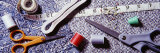 Sewing Items on a Mat Photographie par Panoramic Images 