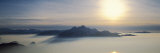 Mist Around a Mountain Peak, Pilatus Mountain, Luzern, Switzerland Lámina fotográfica por Panoramic Images Mist Around a Mountain Peak, Pilatus Mountain, Luzern, Switzerland Lámina fotográfica por Panoramic Images