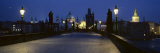 Street Light on a Bridge, Charles Bridge, Prague, Czech Republic Photographic Print by Panoramic Images 