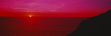 Sunset over the Ocean, California, USA Lámina fotográfica por Panoramic Images