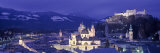 City at Night, Salzburg, Austria Photographic Print by Panoramic Images 