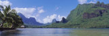 Palm Trees on the Beach, Moorea, French Polynesia Photographic Print by Panoramic Images 
