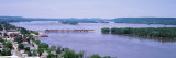 Dam over a River, Mississippi River, Bellevue, Iowa, USA Photographic Print by Panoramic Images 