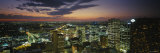 Buildings Lit Up at Dusk, Sydney, Australia Lámina fotográfica por Panoramic Images