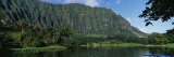 Pond in a Garden, Hoomaluhia Botanical Garden, Kaneohe, Oahu, Hawaii, USA Photographic Print by Panoramic Images 