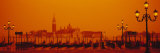 Gondolas Moored at a Dock, San Giorgio Maggiore, Venice, Italy Photographic Print by Panoramic Images 