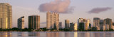 Waterfront and Skyline at Dusk, Miami, Florida, USA Photographic Print by Panoramic Images 
