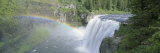 Rainbow over a Waterfall, Upper Mesa Falls, Targhee National Forest, Idaho, USA Photographic Print by Panoramic Images 
