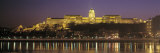 State Building Lit Up at Night, Szechenyi Konyvtar, Budapest, Hungary Photographic Print by Panoramic Images 