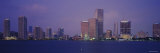 Skyscrapers on the Waterfront at Dusk, Miami, Florida, USA Photographic Print by Panoramic Images 