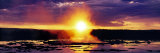 Cloudscape at Sunset, Great Fountain Geyser, Yellowstone National Park, Wyoming, USA Photographic Print by Panoramic Images 