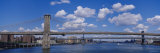 Bridges over a River, East River, Brooklyn and Manhattan Bridges, New York, USA Photographic Print by Panoramic Images