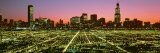 City at Night, Chicago, Illinois, USA Photographic Print by Panoramic Images 