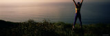Young Woman Exercising on a Hill Photographic Print by Panoramic Images 