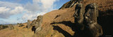 Moai Statues, Tahai Archaeological Site, Rano Raraku, Easter Island, Chile Photographic Print by Panoramic Images 