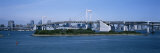 Bridge over a Bay, Rainbow Bridge, Odaiba, Tokyo, Japan Photographic Print by Panoramic Images 