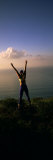 Young Woman Exercising on a Hill Photographic Print by Panoramic Images 