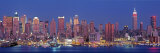 Skyscrapers at Dusk, West Side, New York, USA Photographic Print by Panoramic Images 