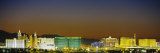 Buildings Lit Up at Dusk, Las Vegas, Nevada, USA Photographic Print by Panoramic Images 