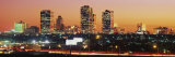 Buildings Lit Up at Dusk, Fort Worth, Texas, USA Photographic Print by Panoramic Images 