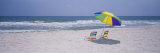 Chairs on the Beach, Gulf of Mexico, Alabama, USA Photographic Print by Panoramic Images 