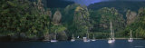Yachts in a Bay, Marquesas Anchorage, French Polynesia Lámina fotográfica por Panoramic Images Yachts in a Bay, Marquesas Anchorage, French Polynesia Lámina fotográfica por Panoramic Images