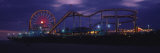 Santa Monica Pier at Dusk, Santa Monica, California, USA Photographic Print by Panoramic Images 