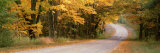 Country Road Passes through a Forest, Empire, Michigan, USA Photographie par Panoramic Images 