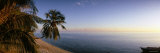 Boat Moored near Coastline, Bora Bora, French Polynesia Photographie par Panoramic Images 