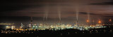 Oil Refinery at Lit Up at Night, La Linea de la Concepcion, Andalusia, Spain Photographic Print by Panoramic Images 