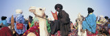 Tuaregs Riding on Camels, Mali Fotografisk tryk af Panoramic Images