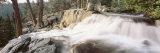 Water Flowing at a Waterfall, Emerald Bay, Lake Tahoe, California, USA Lámina fotográfica por Panoramic Images