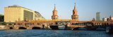 Bridge on a River, Oberbaum Brucke, Berlin, Germany Fotografie-Druck von Panoramic Images 