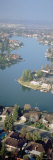 Residential Buildings along a Lake, Monterey, California, USA Photographic Print by Panoramic Images 