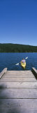 Kayaker on a Lake, Mountain Lake, Orcas, Washington State, USA Photographic Print by Panoramic Images 