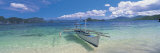Fishing Boat Moored on the Beach, Palawan, Philippines Photographic Print by Panoramic Images 