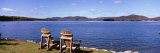 Chairs on a Lawn, Fourth Lake, Adirondack Mountains, New York State, USA Photographic Print by Panoramic Images 
