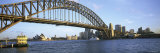 Bridge and City, Sydney Harbor, Sydney, New South Wales, Australia Photographic Print by Panoramic Images 