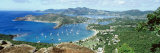 Yachts in a Harbor, English Harbor, Antigua, Caribbean Islands Photographic Print by Panoramic Images