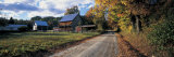 Country Road along a Farm, Vermont, New England, USA Photographic Print by Panoramic Images 