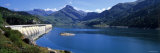 Dam along a Lake in a Landscape, Roselend Lake, Beaufortain Area, French Alps Photographie par Panoramic Images 