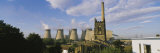 Smoke Emitting from Smoke Stacks at a Power Station, Ferrybridge, Yorkshire, England Photographic Print by Panoramic Images 