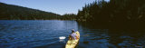 Person in a Kayak on a Lake, Lost Lake, Moran State Park, Orcas Island, Washington State, USA Lámina fotográfica por Panoramic Images Person in a Kayak on a Lake, Lost Lake, Moran State Park, Orcas Island, Washington State, USA Lámina fotográfica por Panoramic Images
