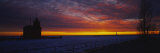Silhouette of a Light House at Sunset, Big Red Lighthouse, Holland, Michigan, USA Photographic Print by Panoramic Images 