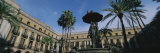 Fountain in Front of a Palace, Placa Reial, Barcelona, Catalonia, Spain Photographic Print by Panoramic Images 