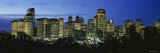 Buildings Lit Up at Dusk, Calgary, Alberta, Canada Photographic Print by Panoramic Images 
