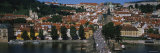 Tourists on a Bridge, Charles Bridge, Vltava River, Prague, Czech Republic Photographic Print by Panoramic Images 